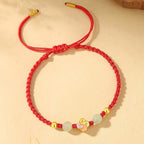 Gold and Hetian Jade Bracelet