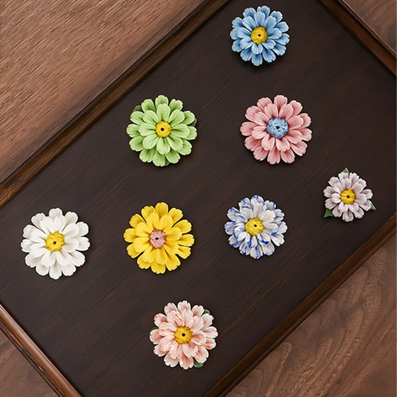 Daisy Series Ceramic Incense Holder for Stick Incense
