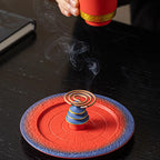 Forbidden City Cultural &amp; Creative Ceramic Incense Holder and Tray