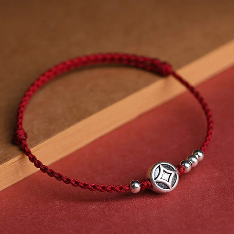 Coin Red String