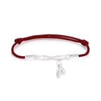 Bamboo-shaped red rope
