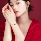 "Hug-a-Saurus" Red Cord Bracelet