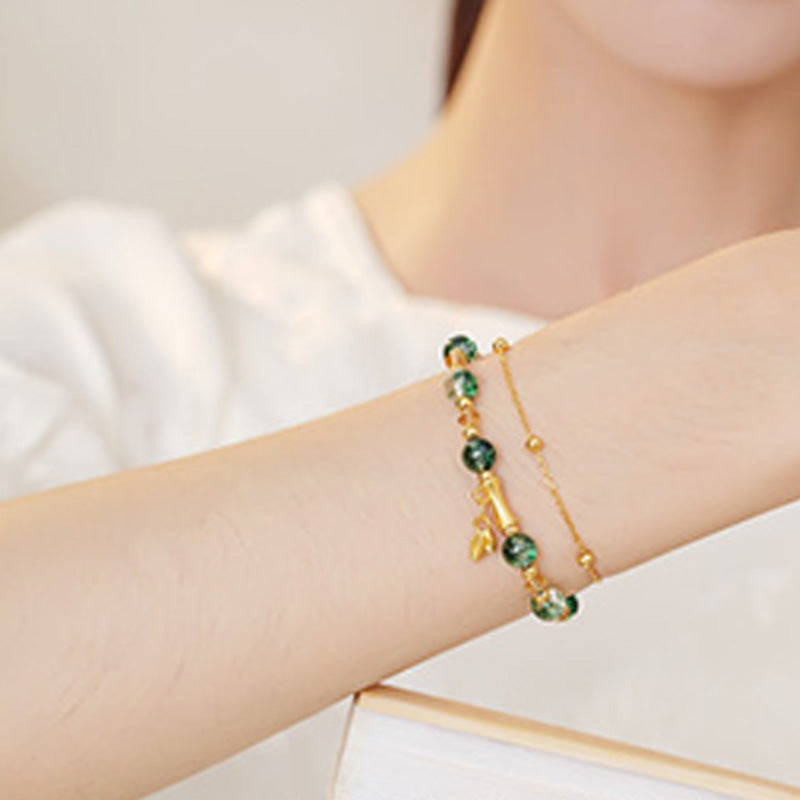 Green Phantom Crystal Bracelet