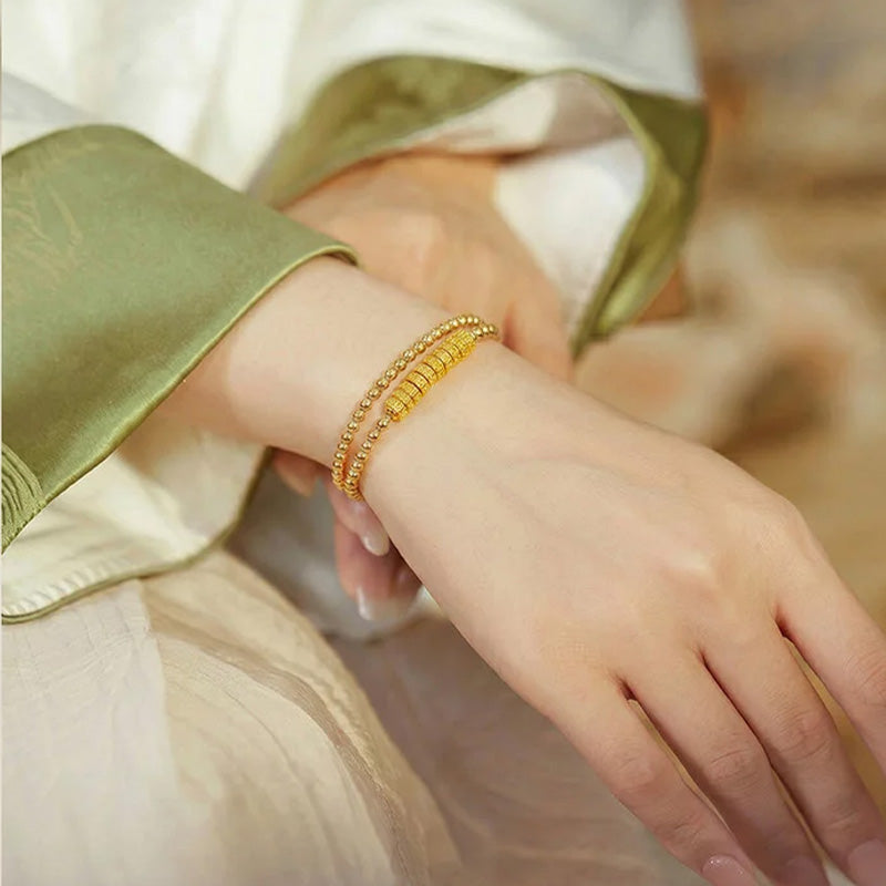 Gold Coil Bracelet