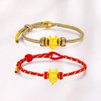 "Good Fortune" Little Dragon Gold Bracelet