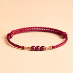 Cinnabar and Bamboo-style Red Cord
