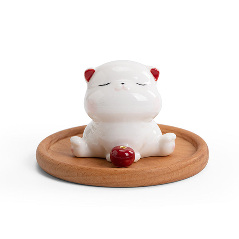 "Peaceful Cat" Incense Holder
