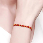 Smooth gold bead bracelet