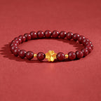 Pure Gold Four-Leaf Clover Bracelet
