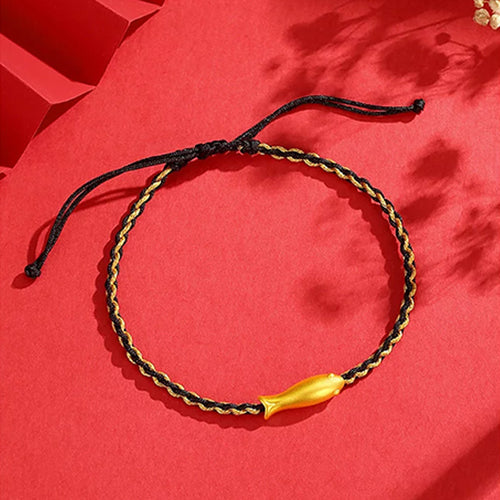 "Like a Fish in Water" Red Cord Bracelet