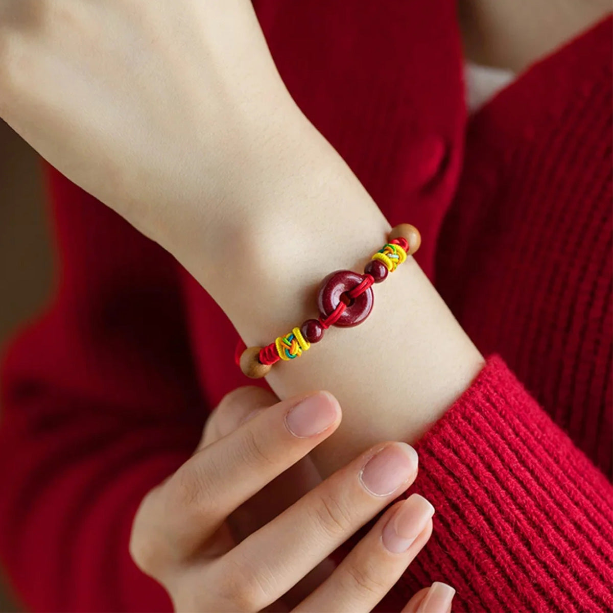 Cinnabar Safety Buckle (Ping'an Kou)
