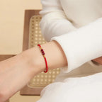 Cinnabar and Bamboo-style Red Cord