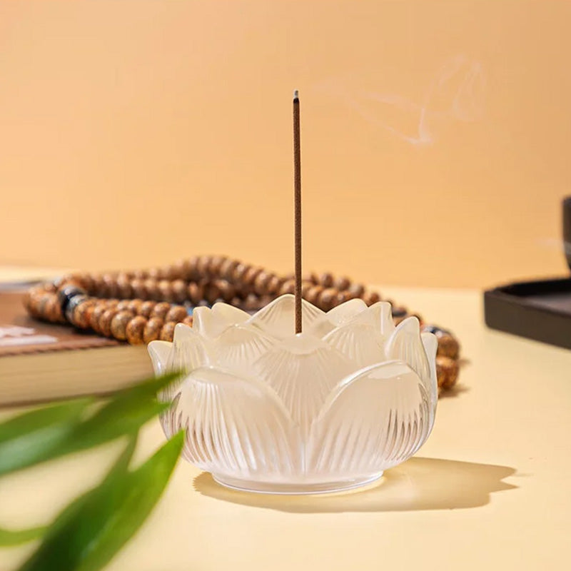 Liuli Lotus Incense Holder