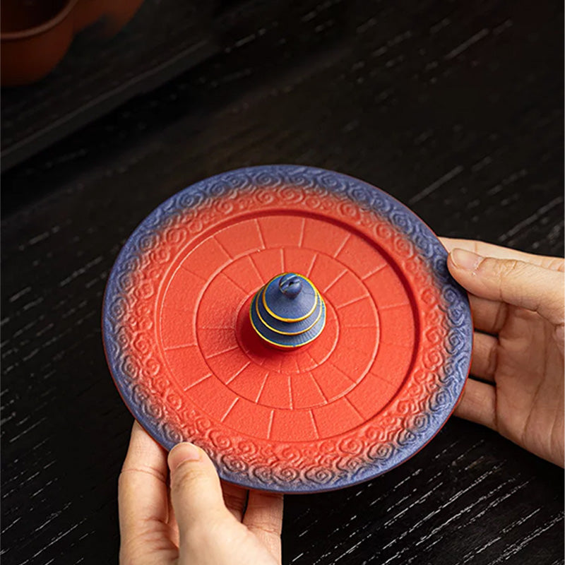 Forbidden City Cultural &amp; Creative Ceramic Incense Holder and Tray