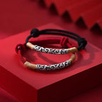 Red cord with auspicious cloud pattern