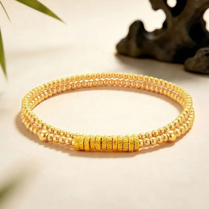 Gold Coil Bracelet