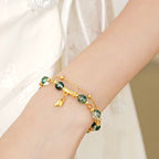 Green Phantom Crystal Bracelet