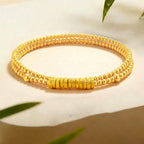 Gold Coil Bracelet