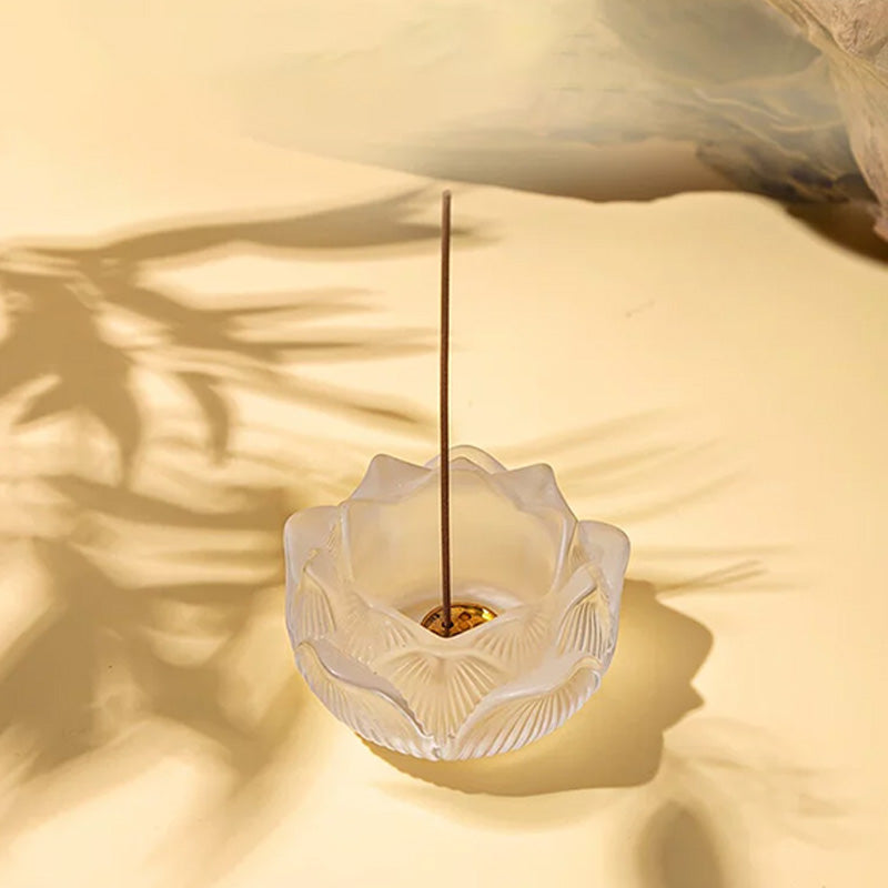 Liuli Lotus Incense Holder