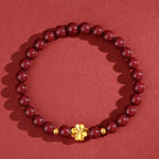 Pure Gold Four-Leaf Clover Bracelet