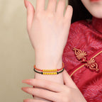 Gold Fortune Bead Bracelet