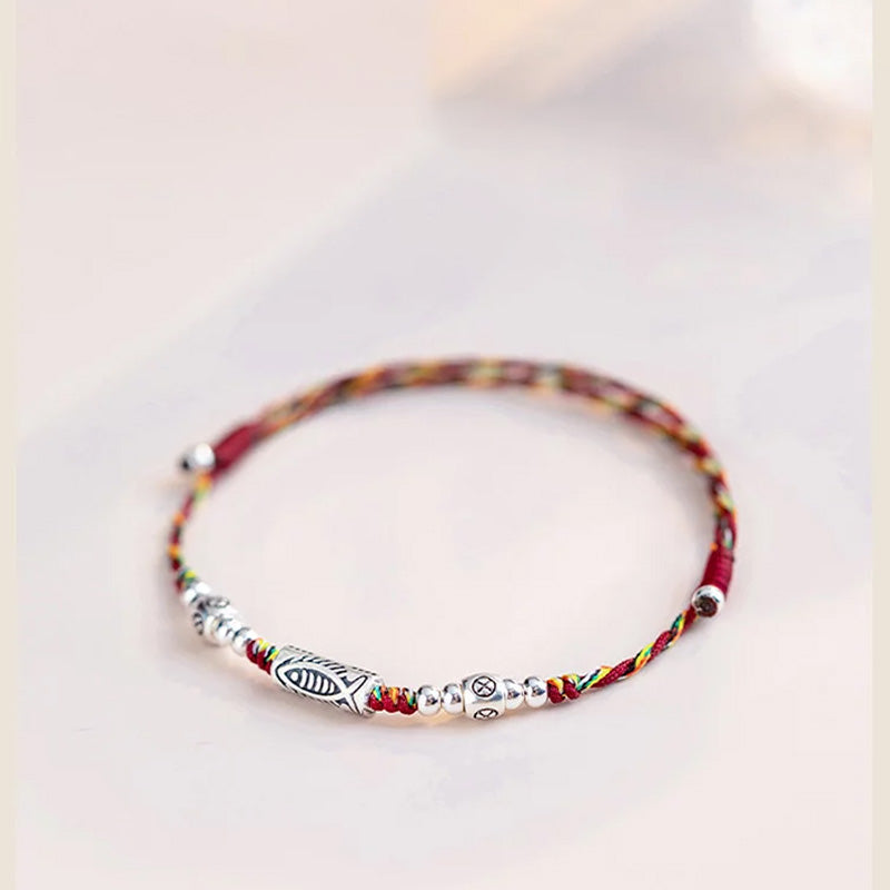 Good Luck Koi Red Cord Bracelet