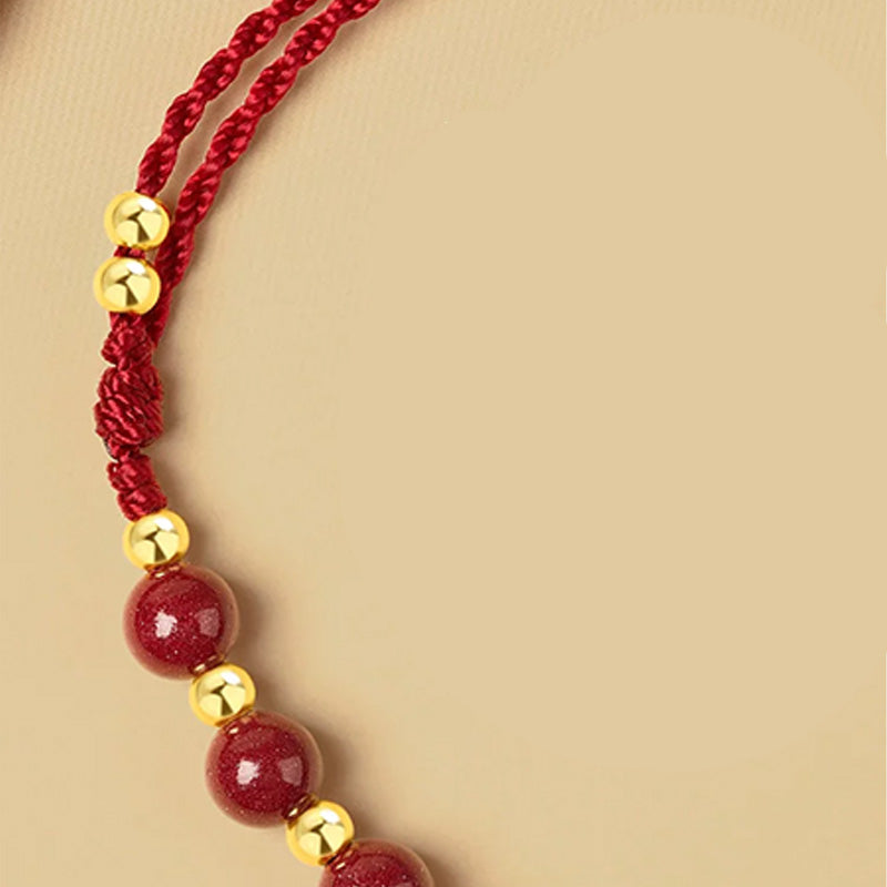 Cinnabar anklet