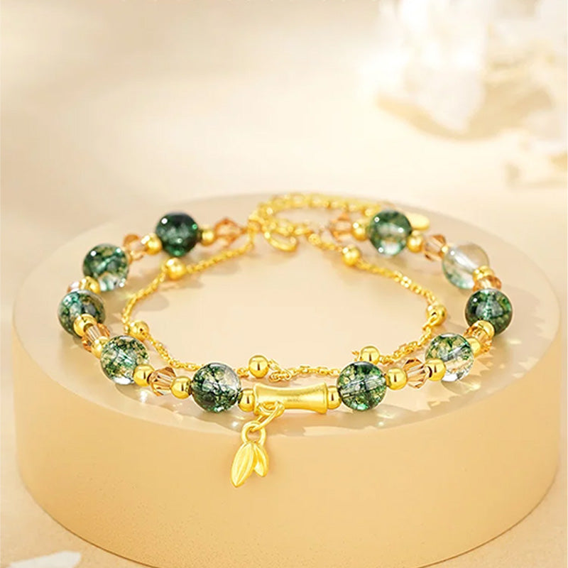 Green Phantom Crystal Bracelet