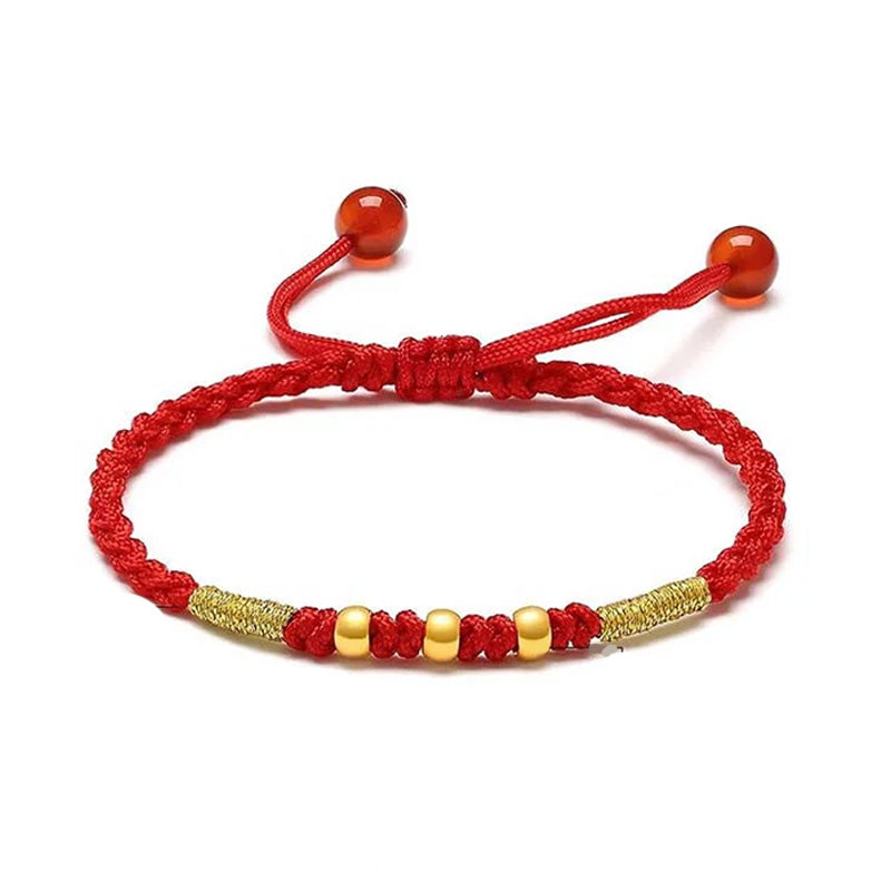 Smooth gold bead bracelet