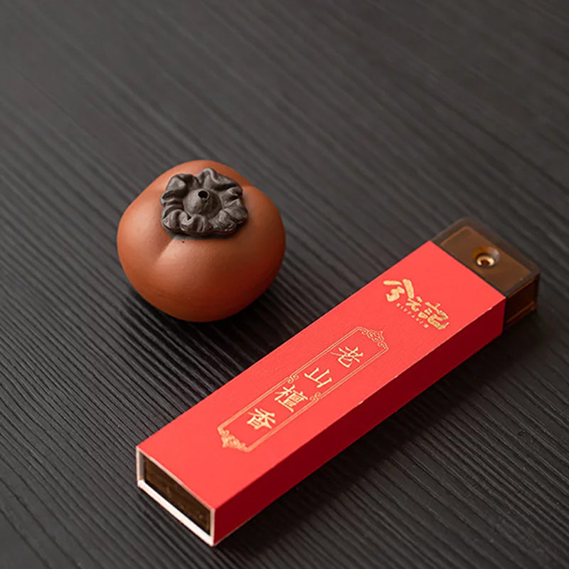 Persimmon-shaped Zisha Incense Holder