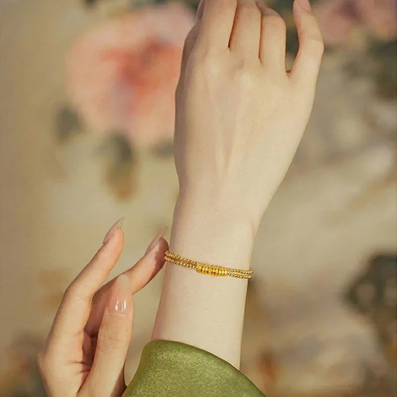 Gold Coil Bracelet