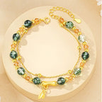 Green Phantom Crystal Bracelet