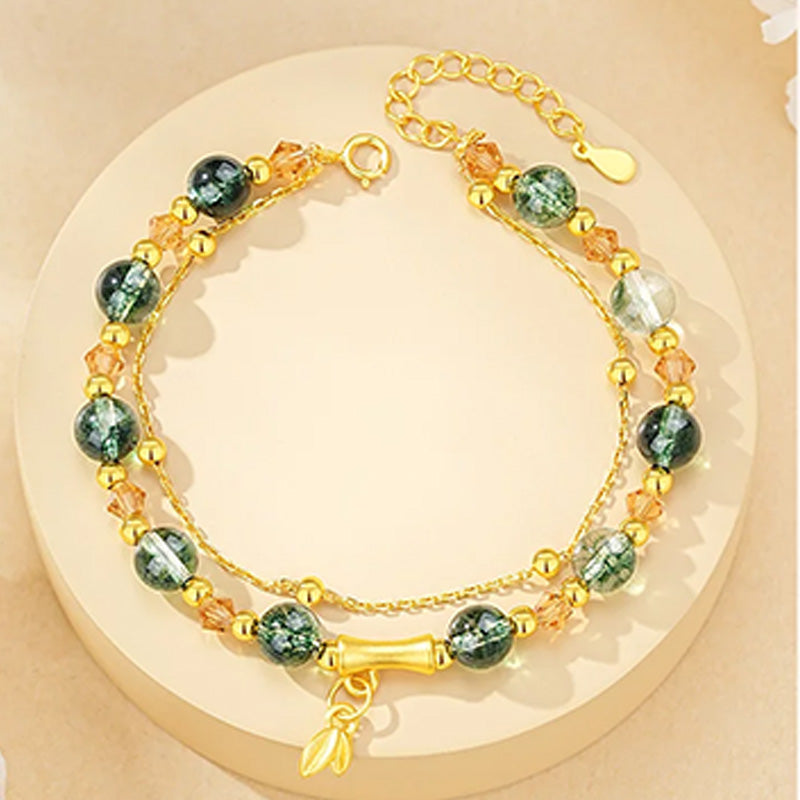 Green Phantom Crystal Bracelet