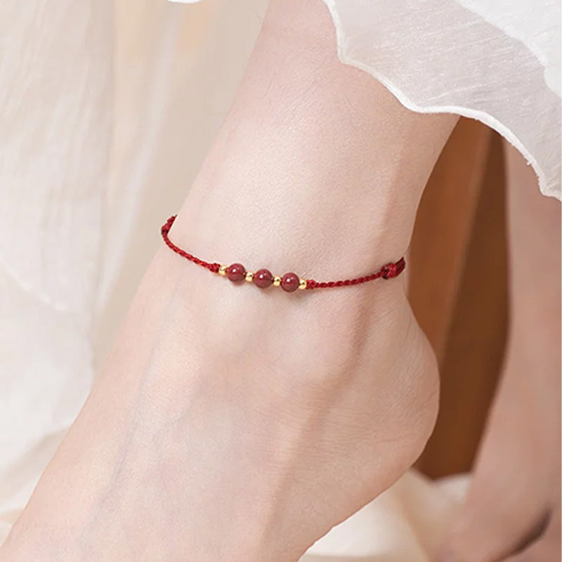 Cinnabar anklet