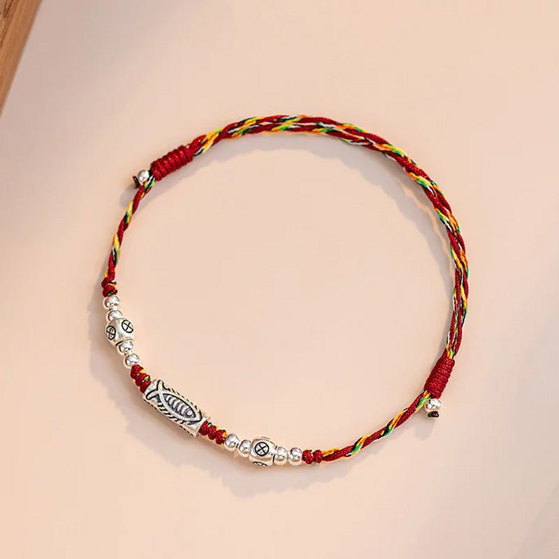 Good Luck Koi Red Cord Bracelet