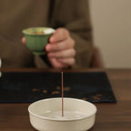 Ruyi" Wood-Ash Incense Holder