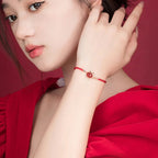 "Hug-a-Saurus" Red Cord Bracelet
