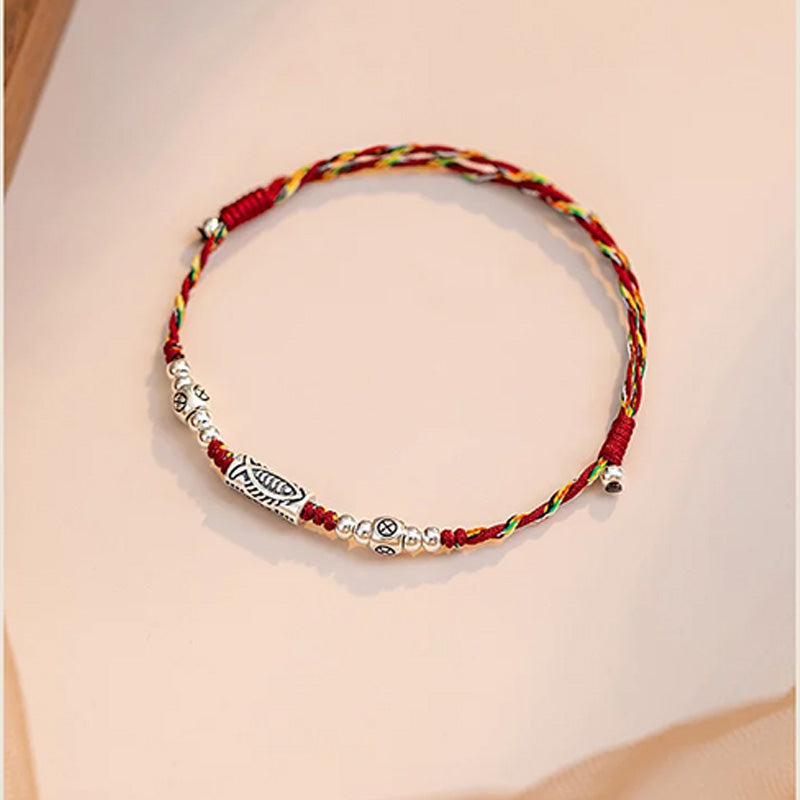 Good Luck Koi Red Cord Bracelet