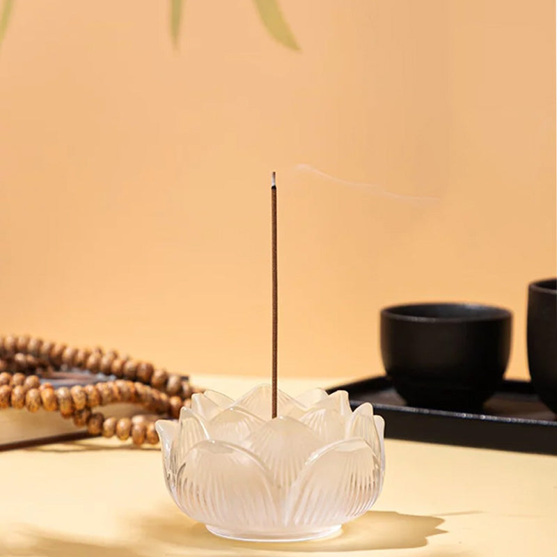 Liuli Lotus Incense Holder
