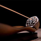 Zen-style ceramic lotus incense holder