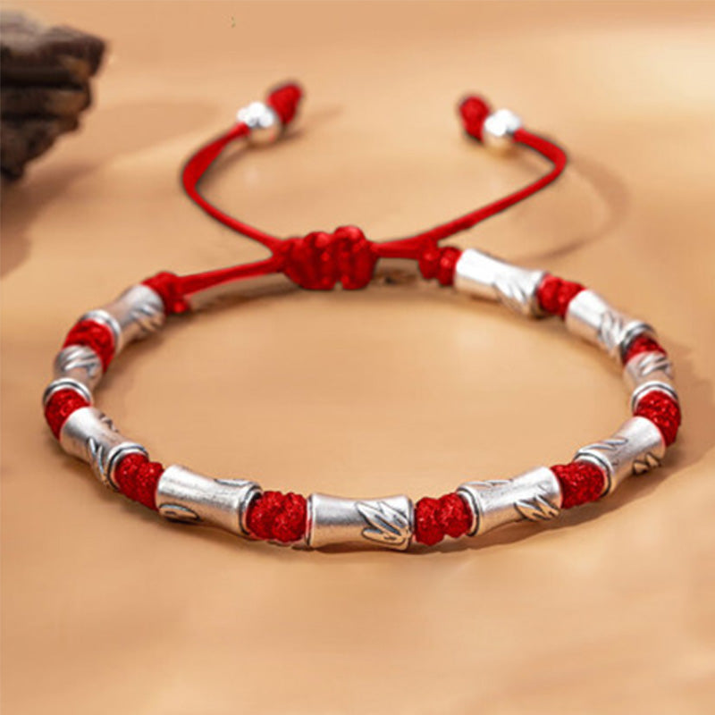 Fine Silver "Rising Step-by-Step" Hand Cord