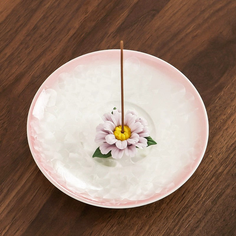 Daisy Series Ceramic Incense Holder for Stick Incense