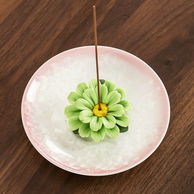 Daisy Series Ceramic Incense Holder for Stick Incense