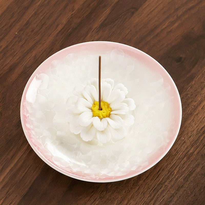Daisy Series Ceramic Incense Holder for Stick Incense
